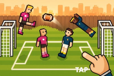 A random game screenshot of a soccer match.